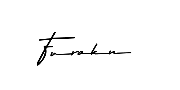 Create a beautiful signature design for name Furakn. With this signature (Asem Kandis PERSONAL USE) fonts, you can make a handwritten signature for free. Furakn signature style 9 images and pictures png