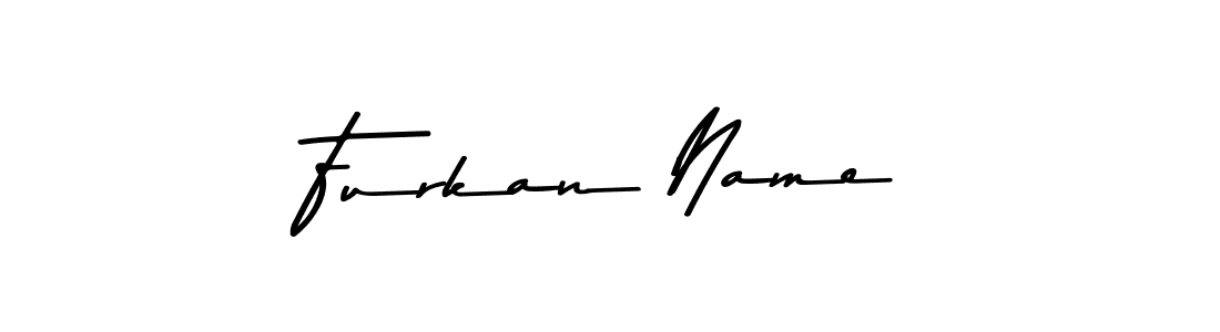 How to make Furkan Name name signature. Use Asem Kandis PERSONAL USE style for creating short signs online. This is the latest handwritten sign. Furkan Name signature style 9 images and pictures png