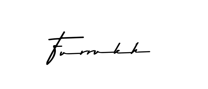 Also we have Furrukh name is the best signature style. Create professional handwritten signature collection using Asem Kandis PERSONAL USE autograph style. Furrukh signature style 9 images and pictures png