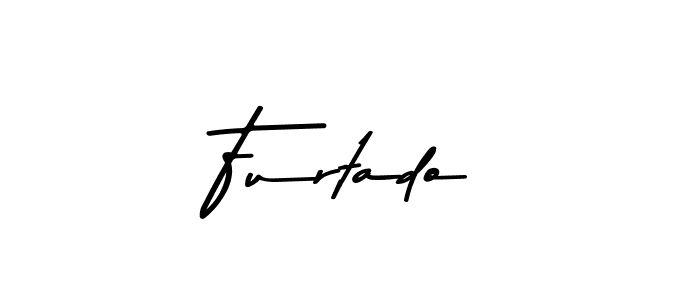 Create a beautiful signature design for name Furtado. With this signature (Asem Kandis PERSONAL USE) fonts, you can make a handwritten signature for free. Furtado signature style 9 images and pictures png