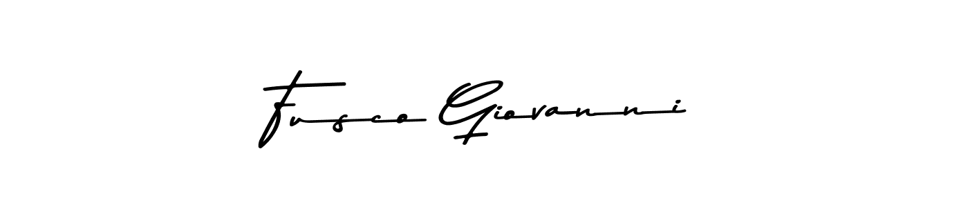 How to make Fusco Giovanni name signature. Use Asem Kandis PERSONAL USE style for creating short signs online. This is the latest handwritten sign. Fusco Giovanni signature style 9 images and pictures png