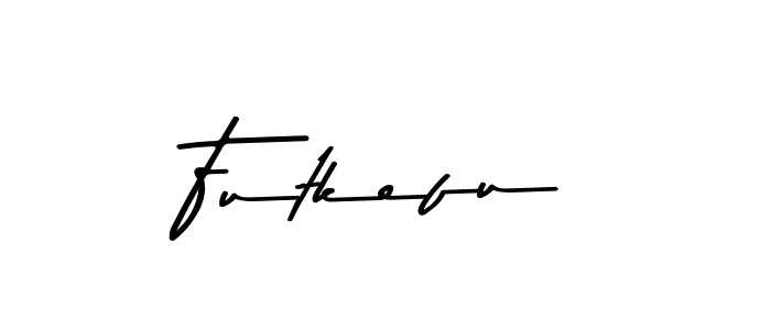 Create a beautiful signature design for name Futkefu. With this signature (Asem Kandis PERSONAL USE) fonts, you can make a handwritten signature for free. Futkefu signature style 9 images and pictures png