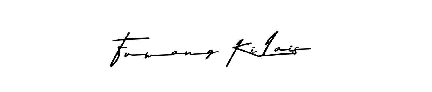 You should practise on your own different ways (Asem Kandis PERSONAL USE) to write your name (Fuwang Ki Lais) in signature. don't let someone else do it for you. Fuwang Ki Lais signature style 9 images and pictures png