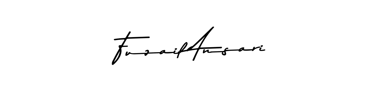 Create a beautiful signature design for name Fuzail Ansari. With this signature (Asem Kandis PERSONAL USE) fonts, you can make a handwritten signature for free. Fuzail Ansari signature style 9 images and pictures png