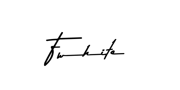 Similarly Asem Kandis PERSONAL USE is the best handwritten signature design. Signature creator online .You can use it as an online autograph creator for name Fwhite. Fwhite signature style 9 images and pictures png