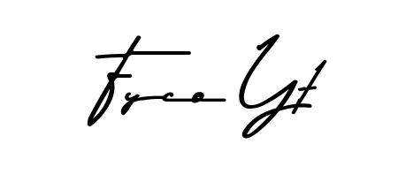 Quickly download Fyco Yt name signature in high-resolution PNG using Asem Kandis PERSONAL USE style. Ready to insert into PDFs and online applications. Fyco Yt signature style 9 images and pictures png