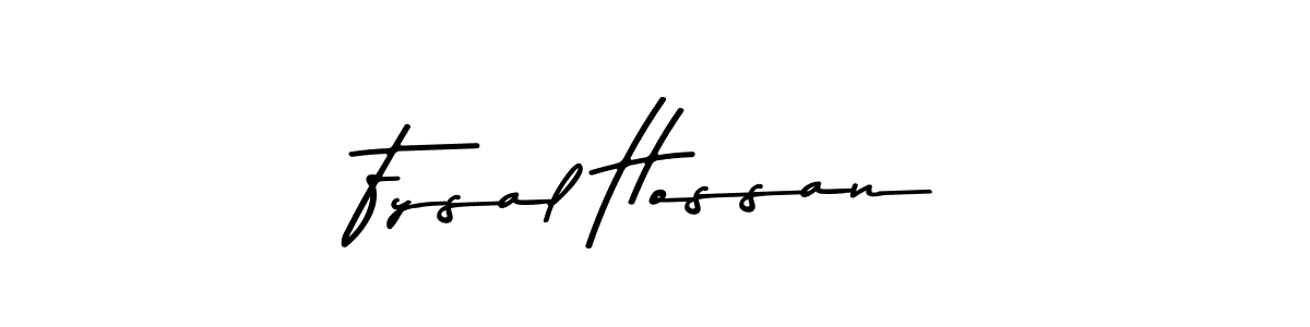 How to make Fysal Hossan signature? Asem Kandis PERSONAL USE is a professional autograph style. Create handwritten signature for Fysal Hossan name. Fysal Hossan signature style 9 images and pictures png
