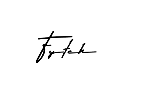 You should practise on your own different ways (Asem Kandis PERSONAL USE) to write your name (Fytch) in signature. don't let someone else do it for you. Fytch signature style 9 images and pictures png