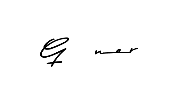 You should practise on your own different ways (Asem Kandis PERSONAL USE) to write your name (GÜner) in signature. don't let someone else do it for you. GÜner signature style 9 images and pictures png