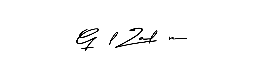 Make a beautiful signature design for name Gál Zalán. With this signature (Asem Kandis PERSONAL USE) style, you can create a handwritten signature for free. Gál Zalán signature style 9 images and pictures png