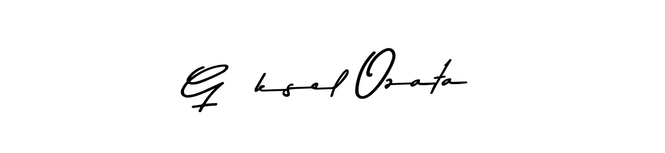 You should practise on your own different ways (Asem Kandis PERSONAL USE) to write your name (Göksel Ozata) in signature. don't let someone else do it for you. Göksel Ozata signature style 9 images and pictures png