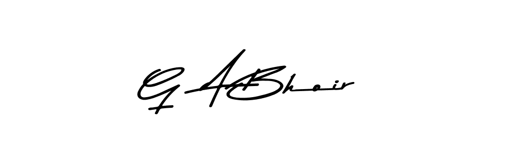 How to Draw G  A Bhoir signature style? Asem Kandis PERSONAL USE is a latest design signature styles for name G  A Bhoir. G  A Bhoir signature style 9 images and pictures png