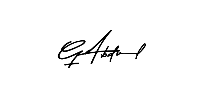 Similarly Asem Kandis PERSONAL USE is the best handwritten signature design. Signature creator online .You can use it as an online autograph creator for name G Abdul. G Abdul signature style 9 images and pictures png