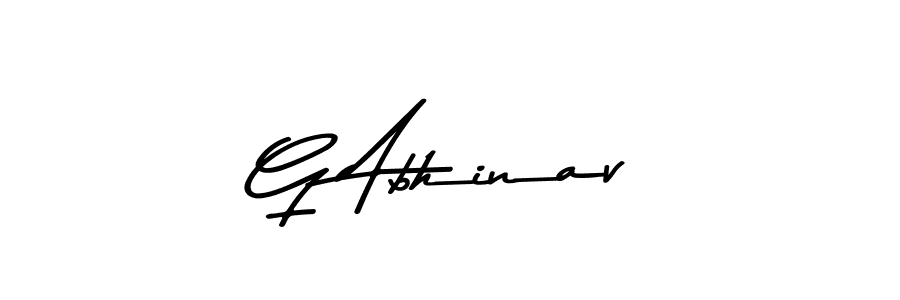 Asem Kandis PERSONAL USE is a professional signature style that is perfect for those who want to add a touch of class to their signature. It is also a great choice for those who want to make their signature more unique. Get G Abhinav name to fancy signature for free. G Abhinav signature style 9 images and pictures png