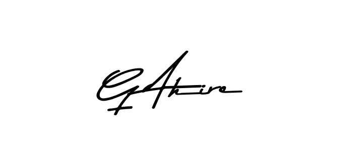 Here are the top 10 professional signature styles for the name G Ahire. These are the best autograph styles you can use for your name. G Ahire signature style 9 images and pictures png