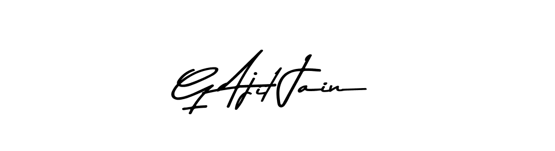 This is the best signature style for the G Ajit Jain name. Also you like these signature font (Asem Kandis PERSONAL USE). Mix name signature. G Ajit Jain signature style 9 images and pictures png