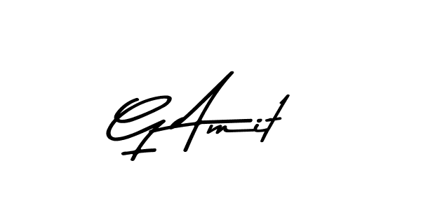 Use a signature maker to create a handwritten signature online. With this signature software, you can design (Asem Kandis PERSONAL USE) your own signature for name G Amit. G Amit signature style 9 images and pictures png