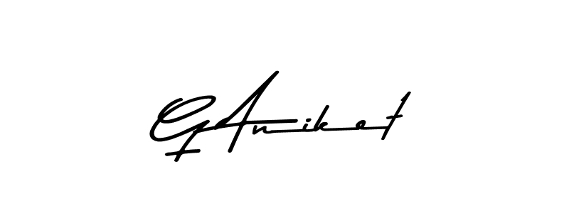 How to make G Aniket signature? Asem Kandis PERSONAL USE is a professional autograph style. Create handwritten signature for G Aniket name. G Aniket signature style 9 images and pictures png