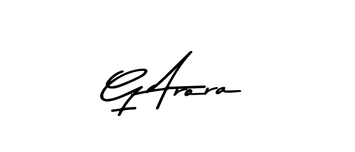 Also we have G Arora name is the best signature style. Create professional handwritten signature collection using Asem Kandis PERSONAL USE autograph style. G Arora signature style 9 images and pictures png