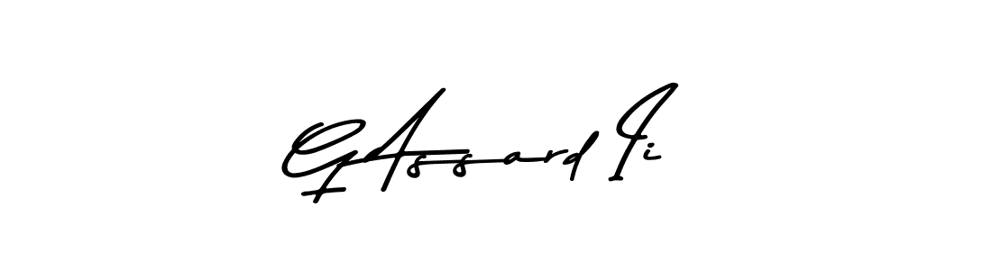 Also we have G Assard Ii name is the best signature style. Create professional handwritten signature collection using Asem Kandis PERSONAL USE autograph style. G Assard Ii signature style 9 images and pictures png