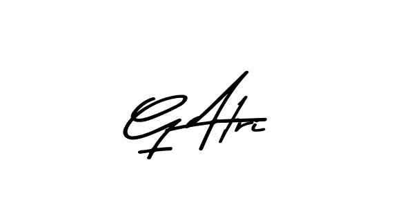 Use a signature maker to create a handwritten signature online. With this signature software, you can design (Asem Kandis PERSONAL USE) your own signature for name G Atri. G Atri signature style 9 images and pictures png