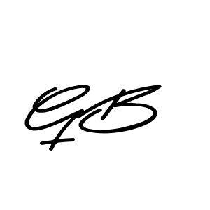Make a beautiful signature design for name G B. With this signature (Asem Kandis PERSONAL USE) style, you can create a handwritten signature for free. G B signature style 9 images and pictures png