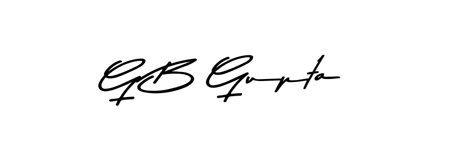 G B Gupta stylish signature style. Best Handwritten Sign (Asem Kandis PERSONAL USE) for my name. Handwritten Signature Collection Ideas for my name G B Gupta. G B Gupta signature style 9 images and pictures png