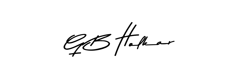 Best and Professional Signature Style for G B Holkar. Asem Kandis PERSONAL USE Best Signature Style Collection. G B Holkar signature style 9 images and pictures png