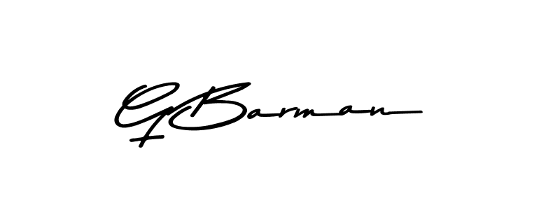 Use a signature maker to create a handwritten signature online. With this signature software, you can design (Asem Kandis PERSONAL USE) your own signature for name G Barman. G Barman signature style 9 images and pictures png