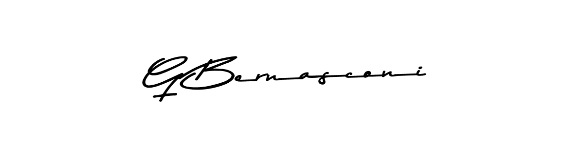 The best way (Asem Kandis PERSONAL USE) to make a short signature is to pick only two or three words in your name. The name G Bernasconi include a total of six letters. For converting this name. G Bernasconi signature style 9 images and pictures png