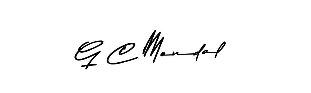 Use a signature maker to create a handwritten signature online. With this signature software, you can design (Asem Kandis PERSONAL USE) your own signature for name G C Mondal. G C Mondal signature style 9 images and pictures png