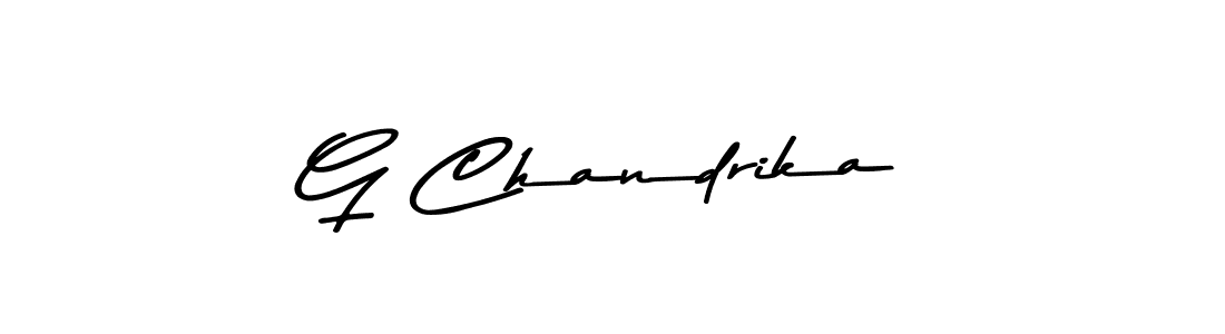 Also we have G Chandrika name is the best signature style. Create professional handwritten signature collection using Asem Kandis PERSONAL USE autograph style. G Chandrika signature style 9 images and pictures png