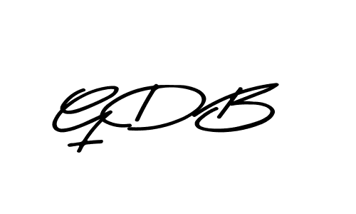 Also we have G D B name is the best signature style. Create professional handwritten signature collection using Asem Kandis PERSONAL USE autograph style. G D B signature style 9 images and pictures png