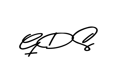 Design your own signature with our free online signature maker. With this signature software, you can create a handwritten (Asem Kandis PERSONAL USE) signature for name G D S. G D S signature style 9 images and pictures png