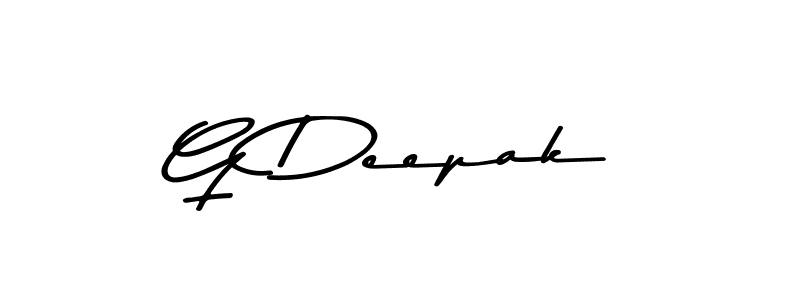 This is the best signature style for the G Deepak name. Also you like these signature font (Asem Kandis PERSONAL USE). Mix name signature. G Deepak signature style 9 images and pictures png