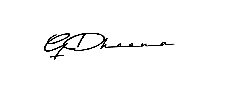 G Dheena stylish signature style. Best Handwritten Sign (Asem Kandis PERSONAL USE) for my name. Handwritten Signature Collection Ideas for my name G Dheena. G Dheena signature style 9 images and pictures png