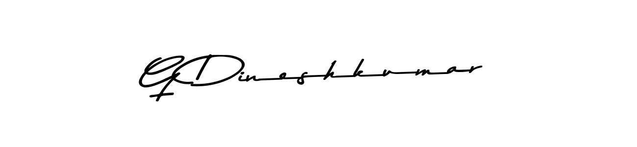 How to make G Dineshkumar signature? Asem Kandis PERSONAL USE is a professional autograph style. Create handwritten signature for G Dineshkumar name. G Dineshkumar signature style 9 images and pictures png