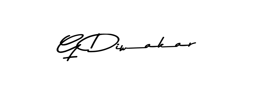 This is the best signature style for the G Diwakar name. Also you like these signature font (Asem Kandis PERSONAL USE). Mix name signature. G Diwakar signature style 9 images and pictures png