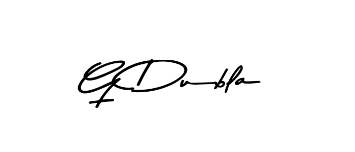 Make a beautiful signature design for name G Dubla. With this signature (Asem Kandis PERSONAL USE) style, you can create a handwritten signature for free. G Dubla signature style 9 images and pictures png