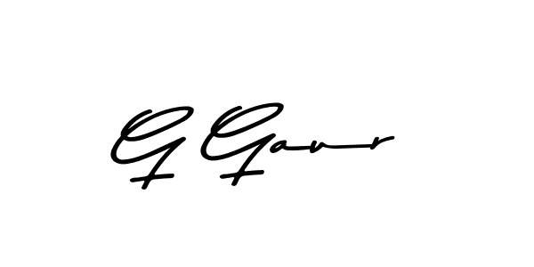 How to make G Gaur signature? Asem Kandis PERSONAL USE is a professional autograph style. Create handwritten signature for G Gaur name. G Gaur signature style 9 images and pictures png