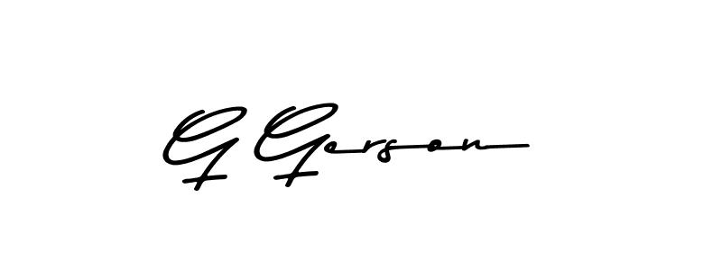 This is the best signature style for the G Gerson name. Also you like these signature font (Asem Kandis PERSONAL USE). Mix name signature. G Gerson signature style 9 images and pictures png