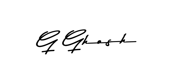 How to make G Ghosh signature? Asem Kandis PERSONAL USE is a professional autograph style. Create handwritten signature for G Ghosh name. G Ghosh signature style 9 images and pictures png