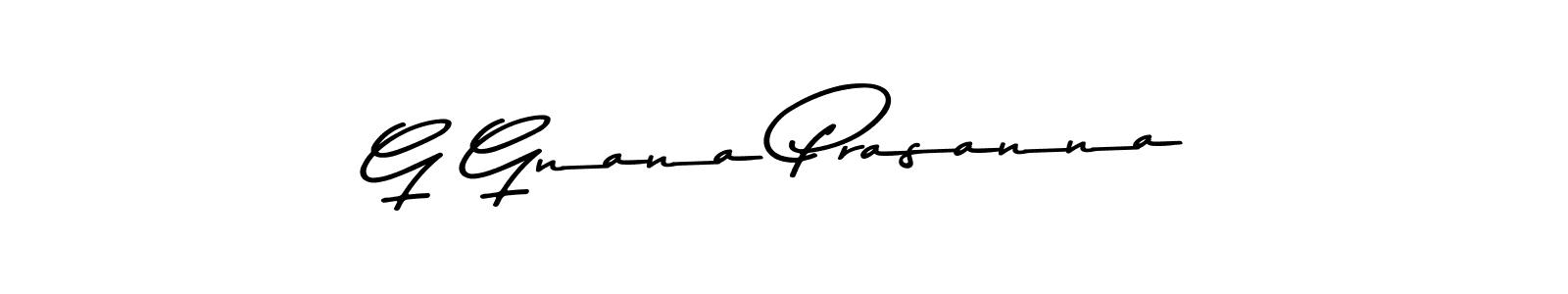 Also You can easily find your signature by using the search form. We will create G Gnana Prasanna name handwritten signature images for you free of cost using Asem Kandis PERSONAL USE sign style. G Gnana Prasanna signature style 9 images and pictures png