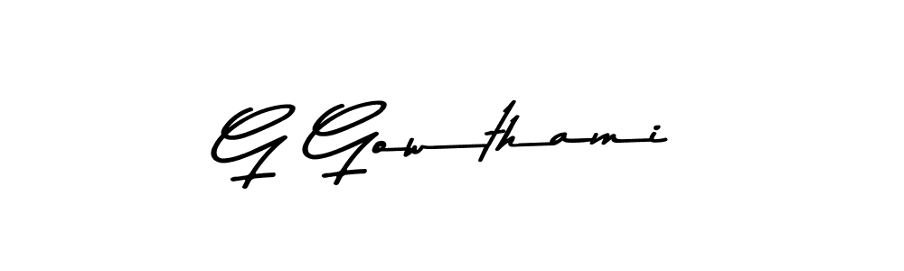 How to make G Gowthami signature? Asem Kandis PERSONAL USE is a professional autograph style. Create handwritten signature for G Gowthami name. G Gowthami signature style 9 images and pictures png