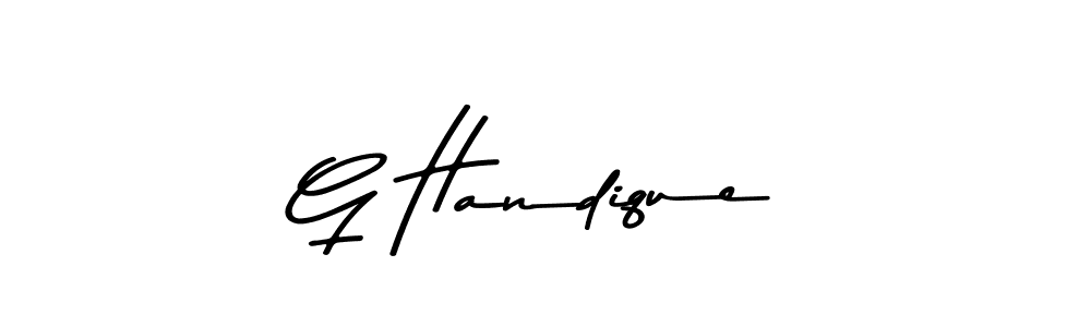 Similarly Asem Kandis PERSONAL USE is the best handwritten signature design. Signature creator online .You can use it as an online autograph creator for name G Handique. G Handique signature style 9 images and pictures png