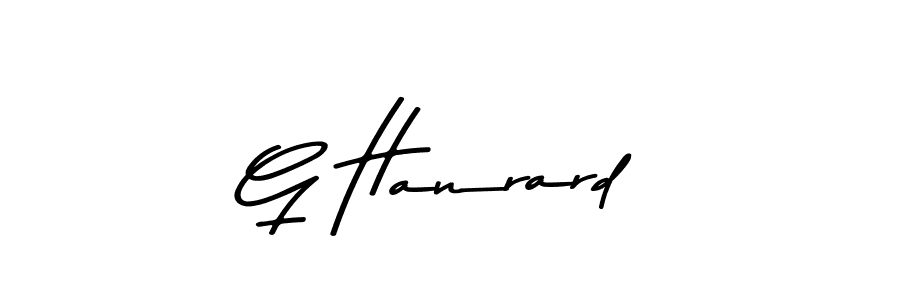 Also we have G Hanrard name is the best signature style. Create professional handwritten signature collection using Asem Kandis PERSONAL USE autograph style. G Hanrard signature style 9 images and pictures png