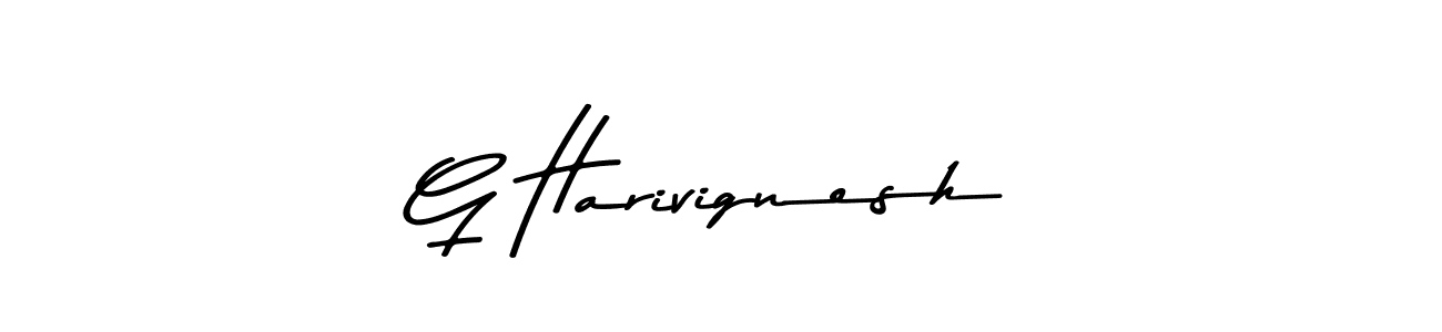 Also we have G Harivignesh name is the best signature style. Create professional handwritten signature collection using Asem Kandis PERSONAL USE autograph style. G Harivignesh signature style 9 images and pictures png