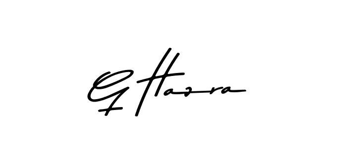 Asem Kandis PERSONAL USE is a professional signature style that is perfect for those who want to add a touch of class to their signature. It is also a great choice for those who want to make their signature more unique. Get G Hazra name to fancy signature for free. G Hazra signature style 9 images and pictures png