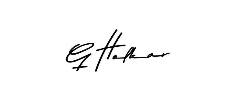 Also we have G Holkar name is the best signature style. Create professional handwritten signature collection using Asem Kandis PERSONAL USE autograph style. G Holkar signature style 9 images and pictures png