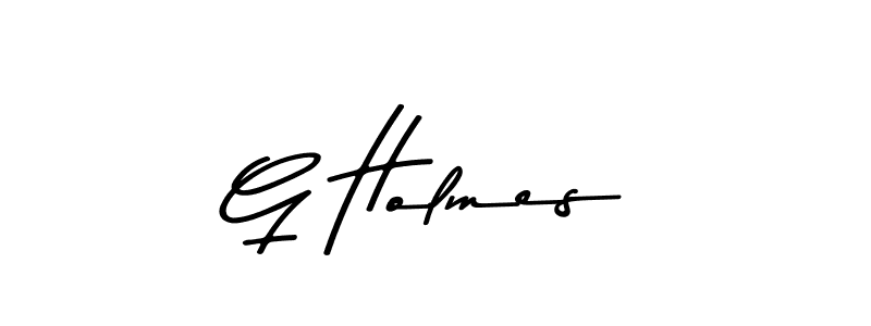 Also we have G Holmes name is the best signature style. Create professional handwritten signature collection using Asem Kandis PERSONAL USE autograph style. G Holmes signature style 9 images and pictures png